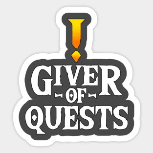 Giver of Quests Sticker